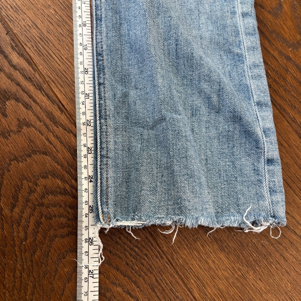 Denim Forum Aritzia The Arlo Hi-Rise Straight Jean Distressed - Picture 14 of 14